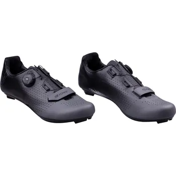 Pánské cyklistické tretry tretry FORCE ROAD VICTORY, šedo-černé 43