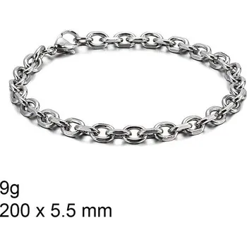 Náramek Ocelový náramek - Belcher - 200 x 5.5 mm