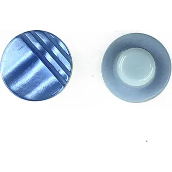 Knoflík GOM172, Knoflík, 11mm, modrý s pruhy, 1ks