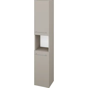 Koupelnový nábytek Dřevojas Vysoká skříň DOS SVD2O 35 - N07 Stone / Úchytka T02 / N07 Stone / Levé