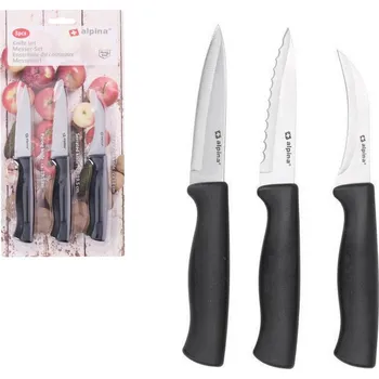 Kuchyňský nůž Alpina Sada nožů pro krájení a loupání jablek - 3ks
