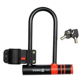 Sada nářadí Zámek na motocykl kov U typ 21cm, pr. 13mm