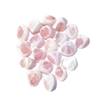 Drahý kámen Růženínový valounek s hlazenou hranou XL