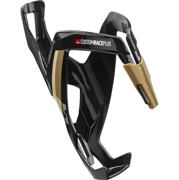 Košík na láhev ELITE košík CUSTOM RACE PLUS 20' černý lesklý/béžový