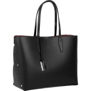 Kabelka Kabelka s kůže 107735 Itálie barva: černá