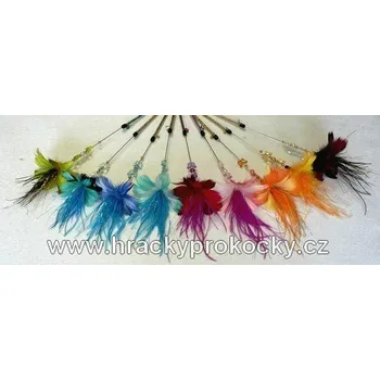 Hračka pro kočku Květ Barva: červená