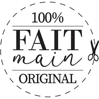 Dřevěné razítko Aladine, kulaté, 3 cm – 100% ruční práce FR