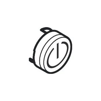 Vodovodní baterie Hansgrohe BÍLÁ Symbol zapnout/vypnout