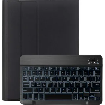 Pouzdro na tablet Pouzdro s podsvícenou klávesnicí pro iPad 10,2" (2019-2021) / Air 3 (2019) / Pro 10,5" - černé