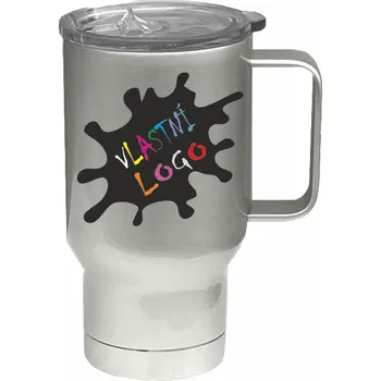 Termohrnek ON-DESIGN Cestovní TERMO hrnek 450 ml Barva: stříbrná