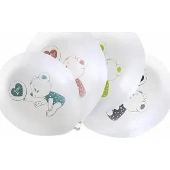 Balónek Santex Balónky latexové 1. narozeniny 23 cm 8 ks