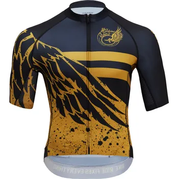 Silvini Mottolino MD2003 černý/zlatý cyklistický dres Silvini Mottolino MD2003 černý/zlatý