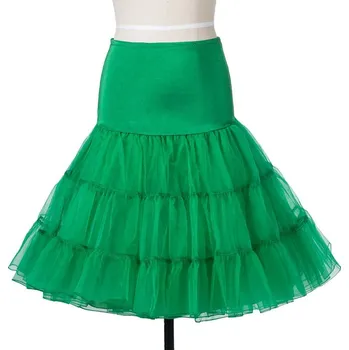 Dámská sukně Dámská spodnička v různých barvách Barva: Zelená, Velikost: M