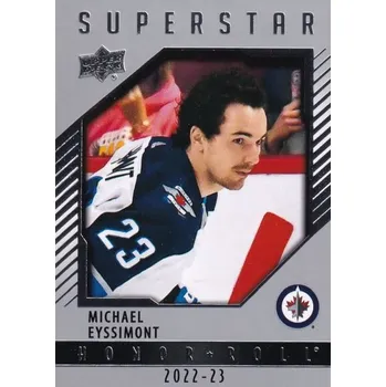 Sběratelská karetní hra insert RC karta MICHAEL EYSSIMONT 22-23 UD Ser. 2 Honor Roll Superstar číslo HR90