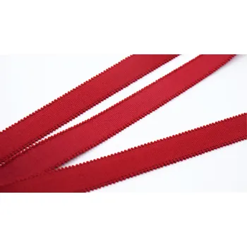 Textilní guma Pruženka ramínková 16mm bordó