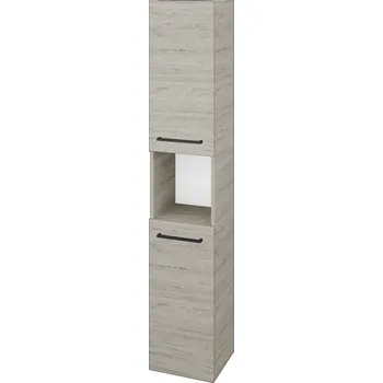 Koupelnový nábytek Dřevojas Vysoká skříň DOS SVD2O 35 - D05 Oregon / Úchytka T06 / D05 Oregon / Levé