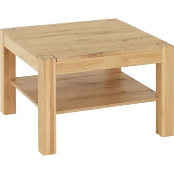 Konferenční stolek Konferenční stolek divoký DUB masiv - BERLIN 70x70 cm BERLIN-70X70-2