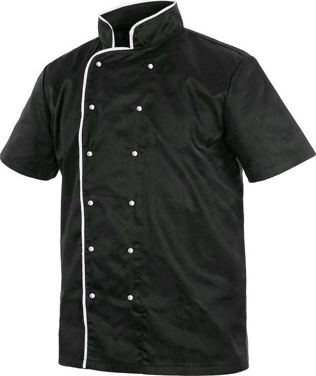CXS CHEF rondon kuchařský krátký rukáv černý 62