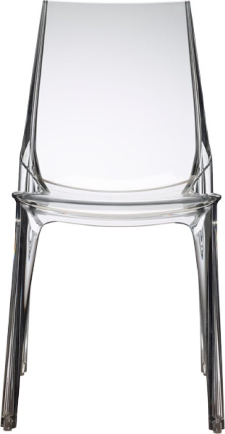SCAB Plastová židle VANITY CHAIR transparentní