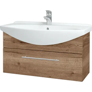 Koupelnový nábytek Dřevojas Koupelnová skříňka TAKE IT SZZ 85 - D21 Tobacco / Úchytka T02 / D21 Tobacco