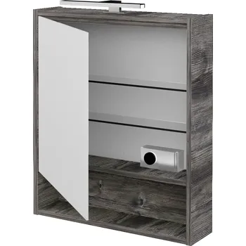 Koupelnový nábytek Dřevojas Jednodveřová galerka FOCUS GAOE 60 - D10 Borovice Jackson / Levé