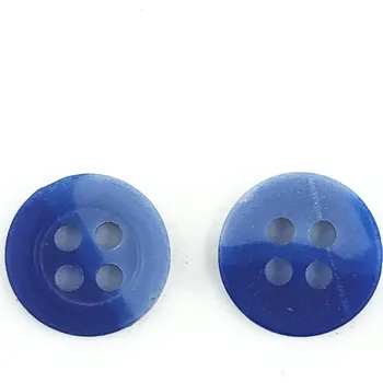 Knoflík GOM28, Knoflík, 11mm, modré ombré, 1ks