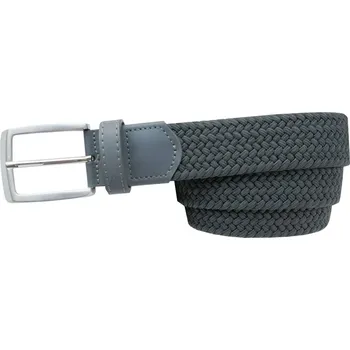 Opasek Alberto Gurtel Basic Braided Belt 110, Grey, pánské