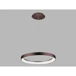 LED2 3273258 LED závěsné stropní svítidlo Bella Slim 1x48W | 3360lm | 3000-4000K - hnědá + STOLNÍ OTOČNÝ VENTILÁTOR BERGEN - NASTAVITELNÝ, BÍLÝ