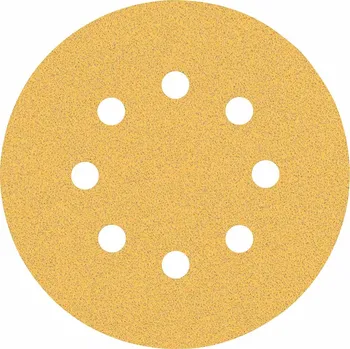 Příslušenství k nářadí BOSCH Brusný papír EXPERT C470 s 8 otvory pro vibrační brusky 125 mm, G 80, 50 ks 2608900910 free_store_pickup