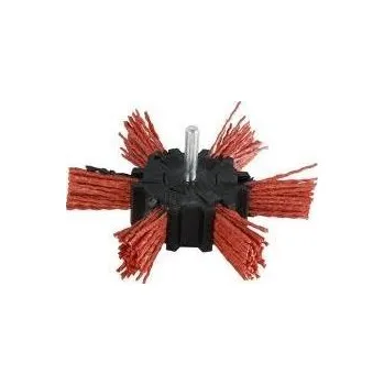 Brusný kotouč Kotouč nerez 100 mm okružní NYLON se stopkou - černý