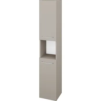 Koupelnový nábytek Dřevojas Vysoká skříň DOS SVD2O 35 - N07 Stone / Úchytka T04 / N07 Stone / Levé