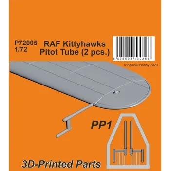 Plastikový model 1/72 RAF Kittyhawks Pitot Tube (2 pcs.)