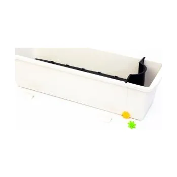 Květináč INJETON PLAST Samozavlažovací truhlík Frajman 60 cm bílá