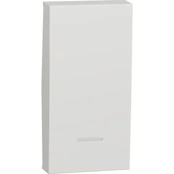 vypínač klapka náhradní pro kontrolku 1M, Bílá Antibakteriální Unica NU910020N