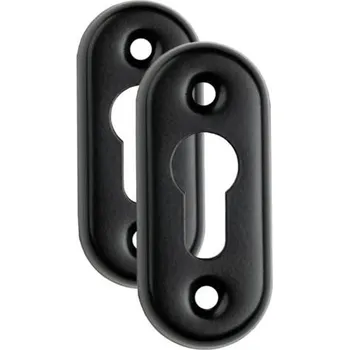 brána PSG 63.291 - rozetové kování pro cylindrickou vložku, černé, 1 pár
