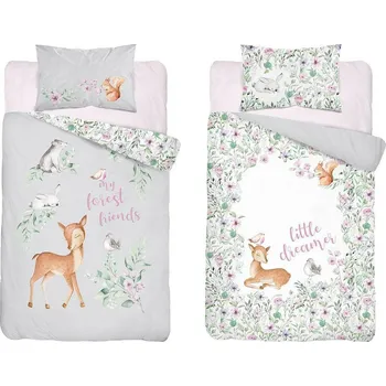 Povlečení Dětské bambusové povlečení souprava 100x135 3946 B Detex