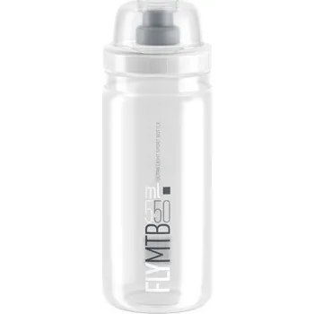 ELITE láhev FLY MTB čirá/šedé logo, 550 ml