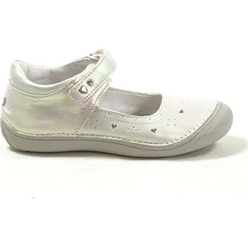 Dívčí sandály Obutex DA06-1-300L WHITE dětská vycházková balerinka Velikost: 35