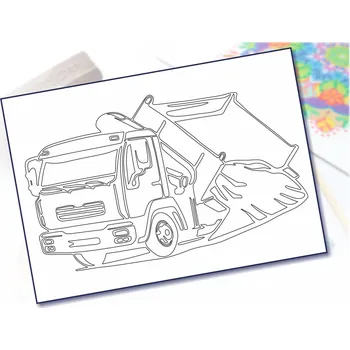 Radost v písku Šablona na pískování sklápěč Varianta: A5 (148 x 210 mm)