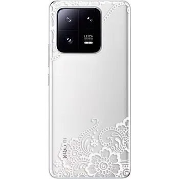Odolné silikonové pouzdro iSaprio - White Lace 02 - Xiaomi 13 Pro