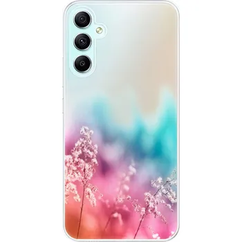 Pouzdro na mobilní telefon Odolné silikonové pouzdro iSaprio - Rainbow Grass - Samsung Galaxy A34 5G