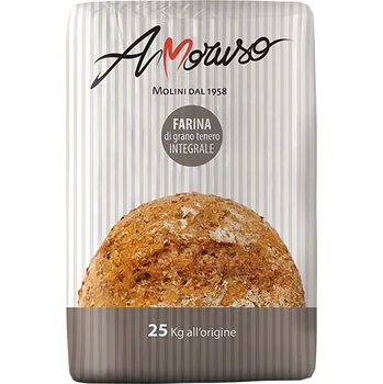 Mouka Mouka Farina integrale W190 (celozrnná jemná) 25 kg/pytel -W190