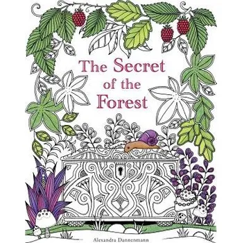 Učebnice The Secret of the Forest: Search for the Hidden Pieces of Jewellery. a Colouring Book for Adults. – Alexandra Dannenmann,Alexandra Dannenmann,S T Paterson (EN)
