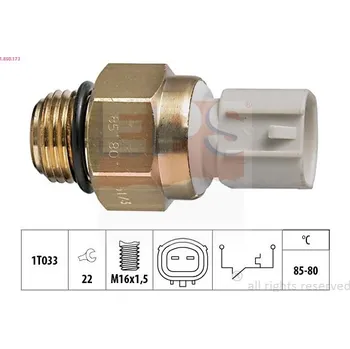 Klimatizace automobilu Teplotní spínač, větrák chladiče EPS 1.850.173