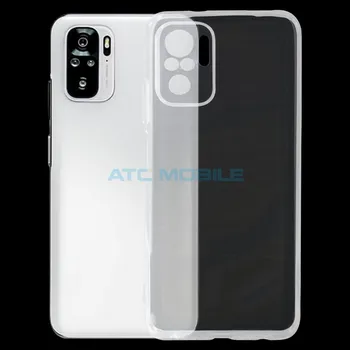 Pouzdro na mobilní telefon Měkký TPU kryt Xiaomi Redmi Note 10 transparentní, ultratenký (0,75mm) a zpět 4 Kč s ATC Clubem