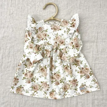 Dívčí šaty Taturo Šaty s růžemi 104 bílá