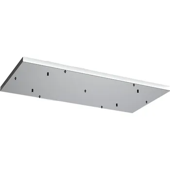 Mantra Elsa, chromová stropní rozeta pro sedm závěsů, 46x94cm