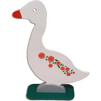 Dekorační husa ze dřeva 150mm 02