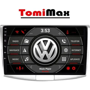 Autorádio TomiMax VW Passat B7/CC Android 14 autorádio s WIFI, GPS, USB, BT HW výbava: 8 Core 6GB+128GB HIGH - Model auta: VW Passat B7/CC 2012-2015, Velikost obrazovky: Dotyková obrazovka: 10,1"