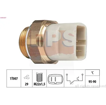 Klimatizace automobilu Teplotní spínač, větrák chladiče EPS 1.850.027